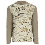 Термофутболка SIMMS BugStopper Solarflex Hoody LS цв.ghost camo stone/stone р-р M(Китай)