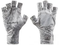 Перчатки SIMMS SolarFlex Half-Finger SunGlove цв.back eddy white р-р XL(Камбоджа)